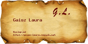 Gaisz Laura névjegykártya