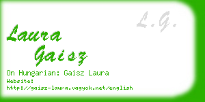 laura gaisz business card